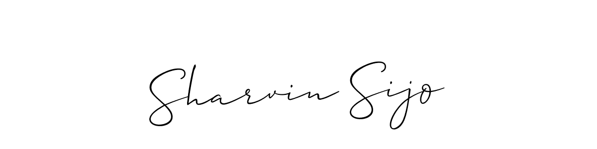 Make a beautiful signature design for name Sharvin Sijo. Use this online signature maker to create a handwritten signature for free. Sharvin Sijo signature style 2 images and pictures png