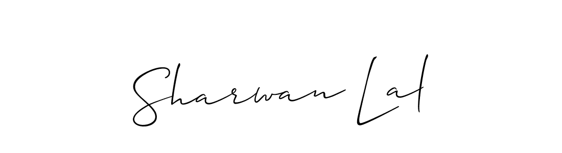 You should practise on your own different ways (Allison_Script) to write your name (Sharwan Lal) in signature. don't let someone else do it for you. Sharwan Lal signature style 2 images and pictures png
