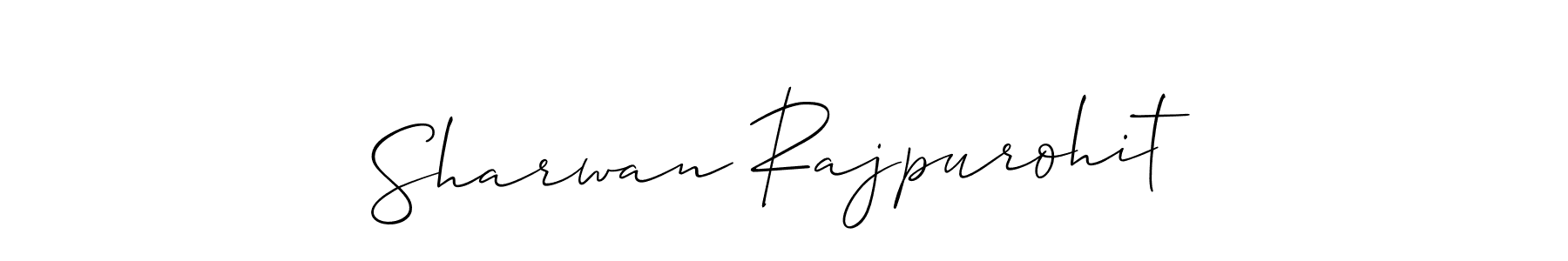 Make a beautiful signature design for name Sharwan Rajpurohit. Use this online signature maker to create a handwritten signature for free. Sharwan Rajpurohit signature style 2 images and pictures png