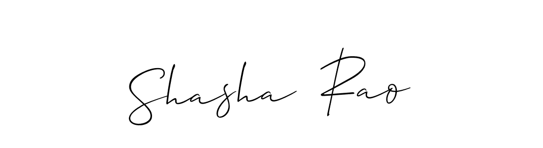 Check out images of Autograph of Shasha  Rao name. Actor Shasha  Rao Signature Style. Allison_Script is a professional sign style online. Shasha  Rao signature style 2 images and pictures png