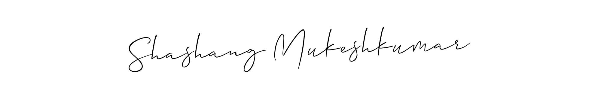 The best way (Allison_Script) to make a short signature is to pick only two or three words in your name. The name Shashang Mukeshkumar include a total of six letters. For converting this name. Shashang Mukeshkumar signature style 2 images and pictures png