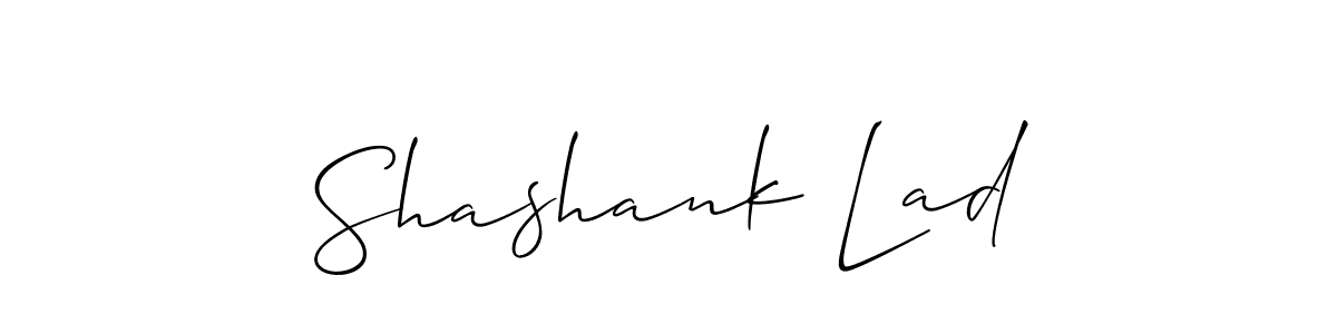This is the best signature style for the Shashank Lad name. Also you like these signature font (Allison_Script). Mix name signature. Shashank Lad signature style 2 images and pictures png