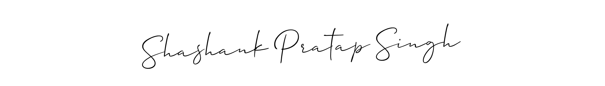 if you are searching for the best signature style for your name Shashank Pratap Singh. so please give up your signature search. here we have designed multiple signature styles  using Allison_Script. Shashank Pratap Singh signature style 2 images and pictures png
