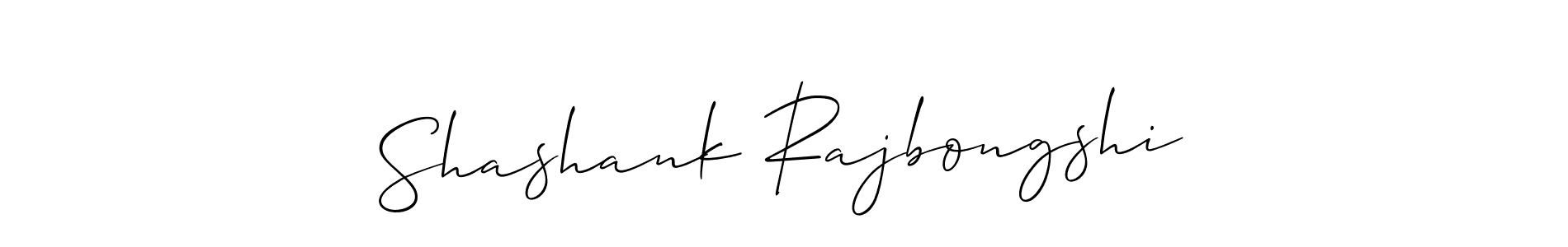 Create a beautiful signature design for name Shashank Rajbongshi. With this signature (Allison_Script) fonts, you can make a handwritten signature for free. Shashank Rajbongshi signature style 2 images and pictures png