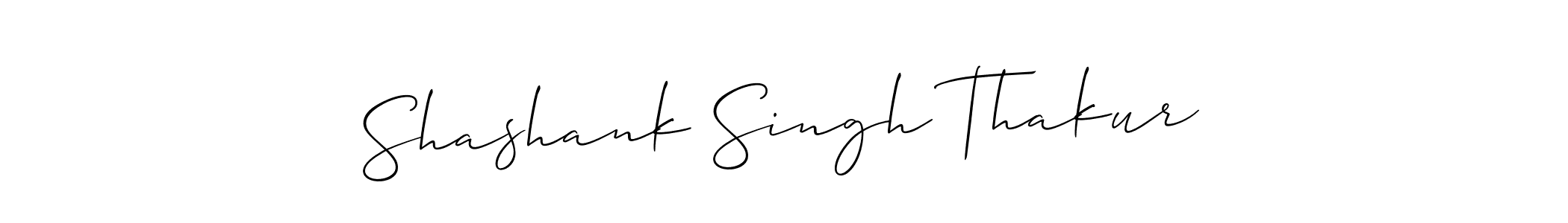 Create a beautiful signature design for name Shashank Singh Thakur. With this signature (Allison_Script) fonts, you can make a handwritten signature for free. Shashank Singh Thakur signature style 2 images and pictures png