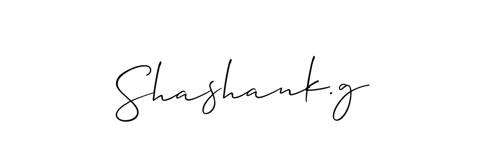 Best and Professional Signature Style for Shashank.g. Allison_Script Best Signature Style Collection. Shashank.g signature style 2 images and pictures png