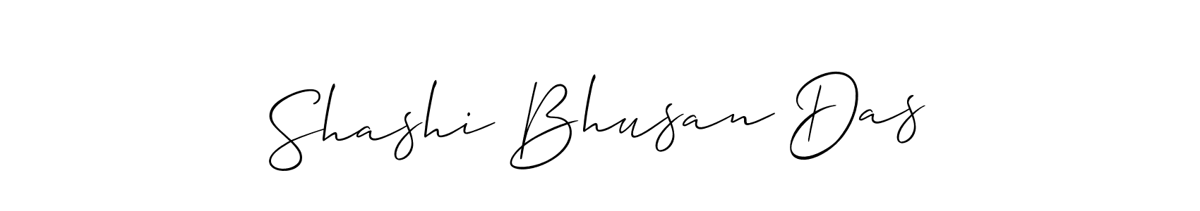 It looks lik you need a new signature style for name Shashi Bhusan Das. Design unique handwritten (Allison_Script) signature with our free signature maker in just a few clicks. Shashi Bhusan Das signature style 2 images and pictures png