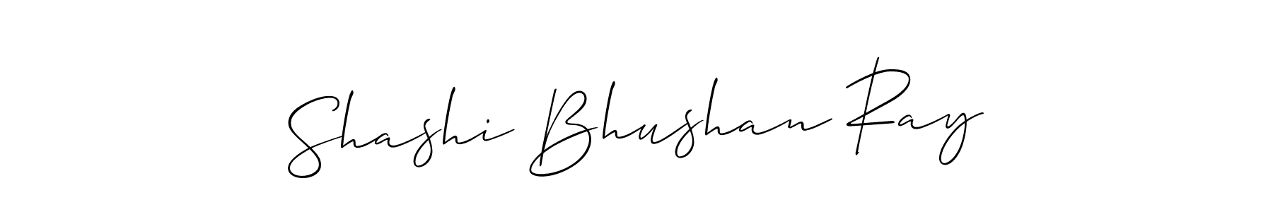 How to make Shashi Bhushan Ray signature? Allison_Script is a professional autograph style. Create handwritten signature for Shashi Bhushan Ray name. Shashi Bhushan Ray signature style 2 images and pictures png