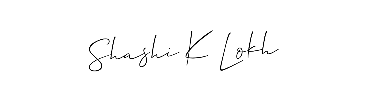 Here are the top 10 professional signature styles for the name Shashi K Lokh. These are the best autograph styles you can use for your name. Shashi K Lokh signature style 2 images and pictures png