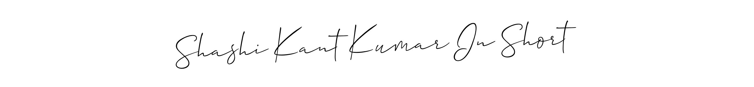 if you are searching for the best signature style for your name Shashi Kant Kumar In Short. so please give up your signature search. here we have designed multiple signature styles  using Allison_Script. Shashi Kant Kumar In Short signature style 2 images and pictures png