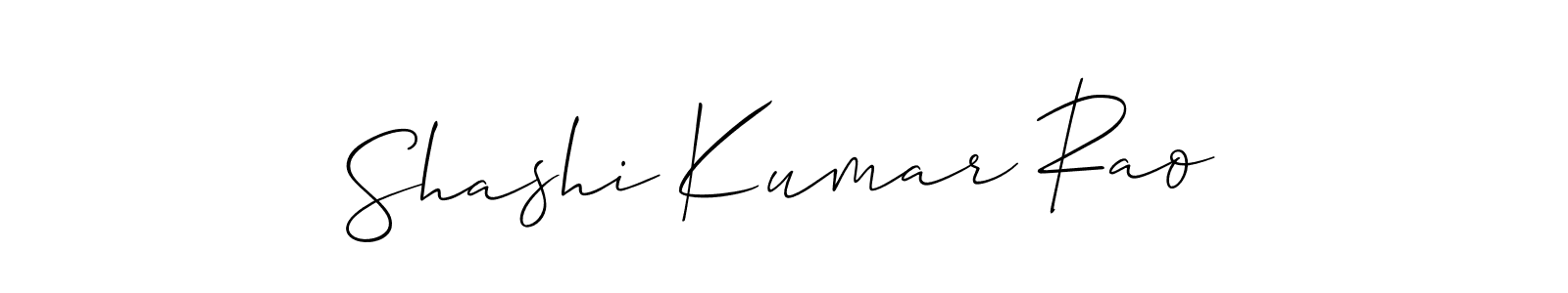 Shashi Kumar Rao stylish signature style. Best Handwritten Sign (Allison_Script) for my name. Handwritten Signature Collection Ideas for my name Shashi Kumar Rao. Shashi Kumar Rao signature style 2 images and pictures png