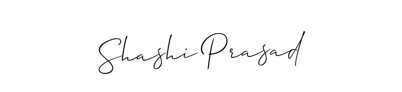 Create a beautiful signature design for name Shashi Prasad. With this signature (Allison_Script) fonts, you can make a handwritten signature for free. Shashi Prasad signature style 2 images and pictures png