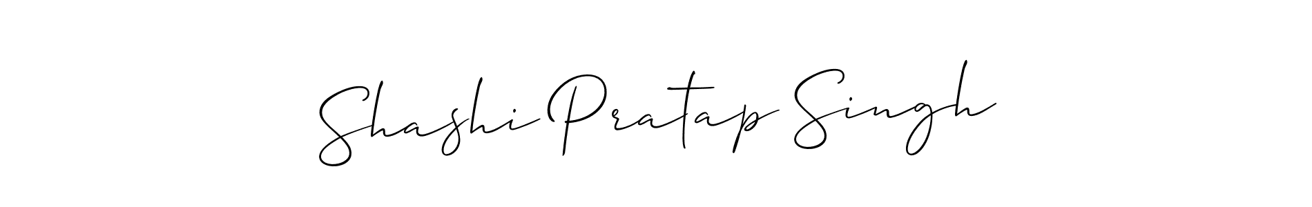 Also we have Shashi Pratap Singh name is the best signature style. Create professional handwritten signature collection using Allison_Script autograph style. Shashi Pratap Singh signature style 2 images and pictures png