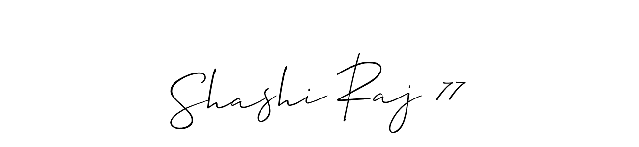You can use this online signature creator to create a handwritten signature for the name Shashi Raj 77. This is the best online autograph maker. Shashi Raj 77 signature style 2 images and pictures png