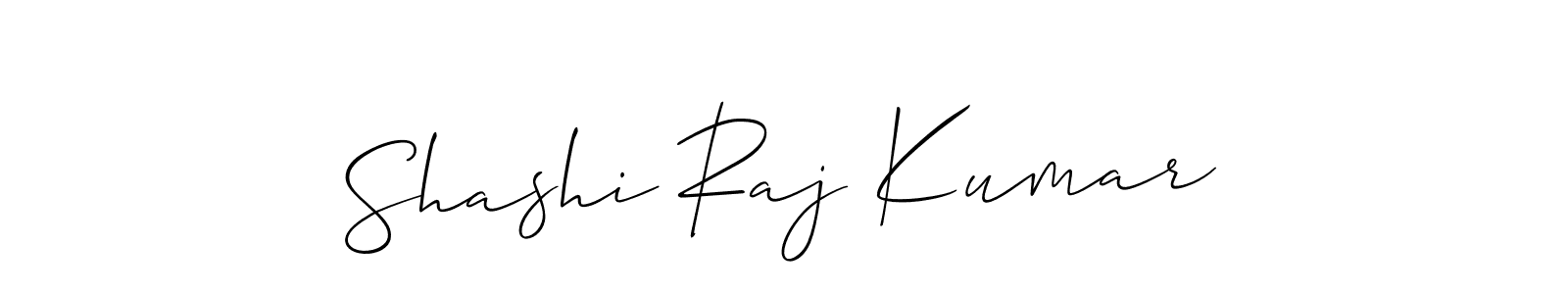 You should practise on your own different ways (Allison_Script) to write your name (Shashi Raj Kumar) in signature. don't let someone else do it for you. Shashi Raj Kumar signature style 2 images and pictures png