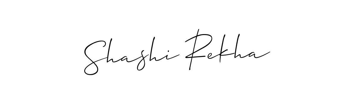 The best way (Allison_Script) to make a short signature is to pick only two or three words in your name. The name Shashi Rekha include a total of six letters. For converting this name. Shashi Rekha signature style 2 images and pictures png