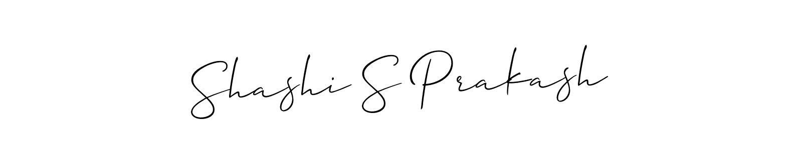 if you are searching for the best signature style for your name Shashi S Prakash. so please give up your signature search. here we have designed multiple signature styles  using Allison_Script. Shashi S Prakash signature style 2 images and pictures png