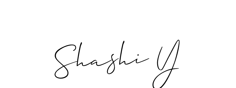 Check out images of Autograph of Shashi Y name. Actor Shashi Y Signature Style. Allison_Script is a professional sign style online. Shashi Y signature style 2 images and pictures png