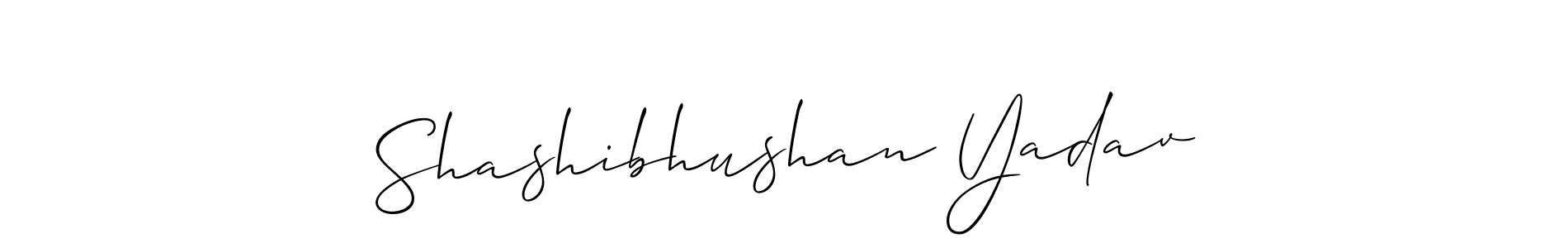 Also we have Shashibhushan Yadav name is the best signature style. Create professional handwritten signature collection using Allison_Script autograph style. Shashibhushan Yadav signature style 2 images and pictures png