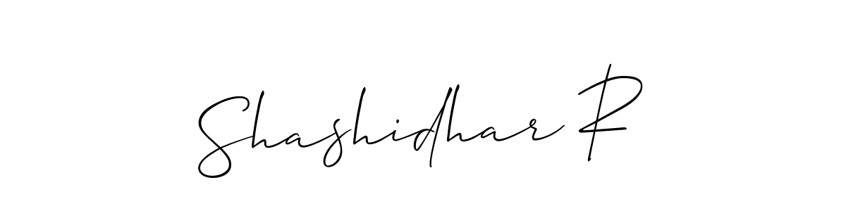 Make a beautiful signature design for name Shashidhar R. Use this online signature maker to create a handwritten signature for free. Shashidhar R signature style 2 images and pictures png