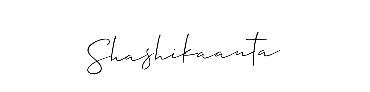 Create a beautiful signature design for name Shashikaanta. With this signature (Allison_Script) fonts, you can make a handwritten signature for free. Shashikaanta signature style 2 images and pictures png