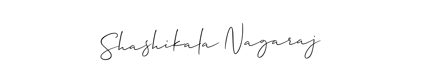 if you are searching for the best signature style for your name Shashikala Nagaraj. so please give up your signature search. here we have designed multiple signature styles  using Allison_Script. Shashikala Nagaraj signature style 2 images and pictures png