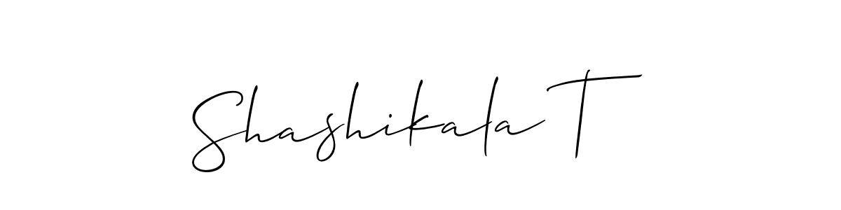 See photos of Shashikala T official signature by Spectra . Check more albums & portfolios. Read reviews & check more about Allison_Script font. Shashikala T signature style 2 images and pictures png