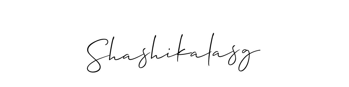Shashikalasg stylish signature style. Best Handwritten Sign (Allison_Script) for my name. Handwritten Signature Collection Ideas for my name Shashikalasg. Shashikalasg signature style 2 images and pictures png