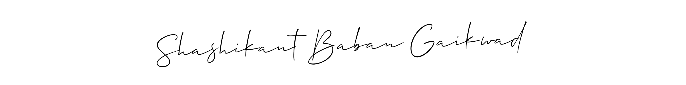 Also You can easily find your signature by using the search form. We will create Shashikant Baban Gaikwad name handwritten signature images for you free of cost using Allison_Script sign style. Shashikant Baban Gaikwad signature style 2 images and pictures png