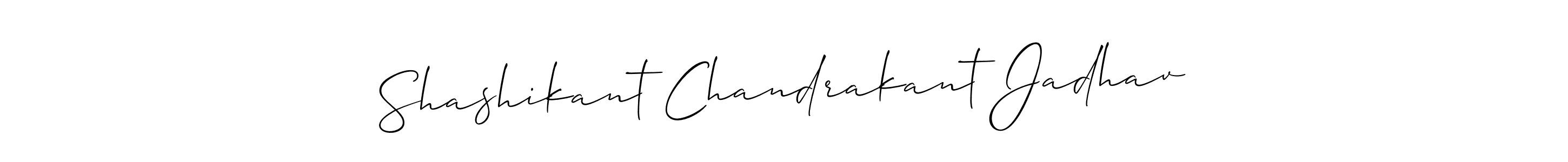 Also we have Shashikant Chandrakant Jadhav name is the best signature style. Create professional handwritten signature collection using Allison_Script autograph style. Shashikant Chandrakant Jadhav signature style 2 images and pictures png