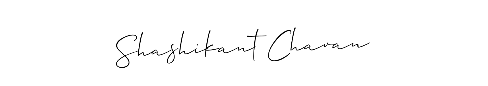 How to make Shashikant Chavan signature? Allison_Script is a professional autograph style. Create handwritten signature for Shashikant Chavan name. Shashikant Chavan signature style 2 images and pictures png