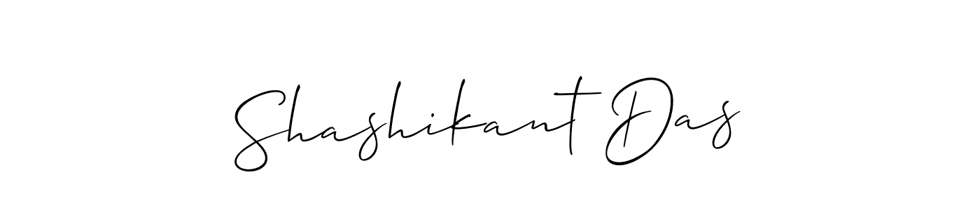 You should practise on your own different ways (Allison_Script) to write your name (Shashikant Das) in signature. don't let someone else do it for you. Shashikant Das signature style 2 images and pictures png