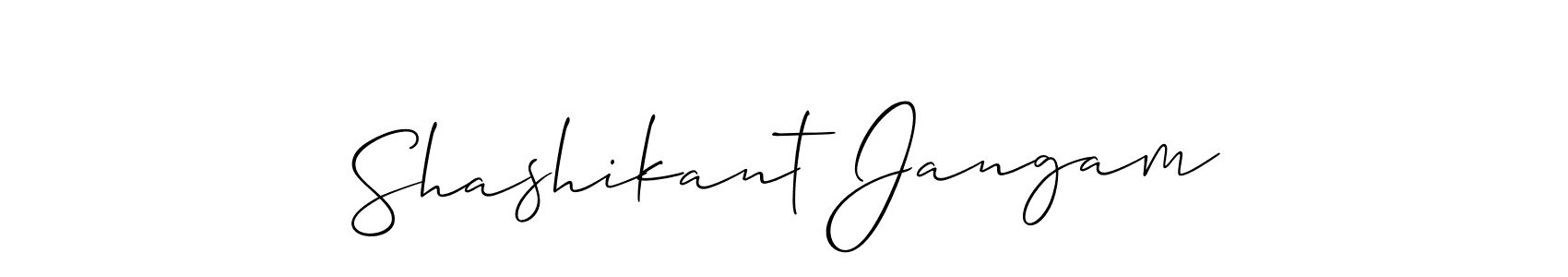 Best and Professional Signature Style for Shashikant Jangam. Allison_Script Best Signature Style Collection. Shashikant Jangam signature style 2 images and pictures png