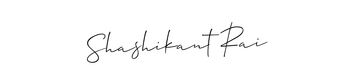 Shashikant Rai stylish signature style. Best Handwritten Sign (Allison_Script) for my name. Handwritten Signature Collection Ideas for my name Shashikant Rai. Shashikant Rai signature style 2 images and pictures png