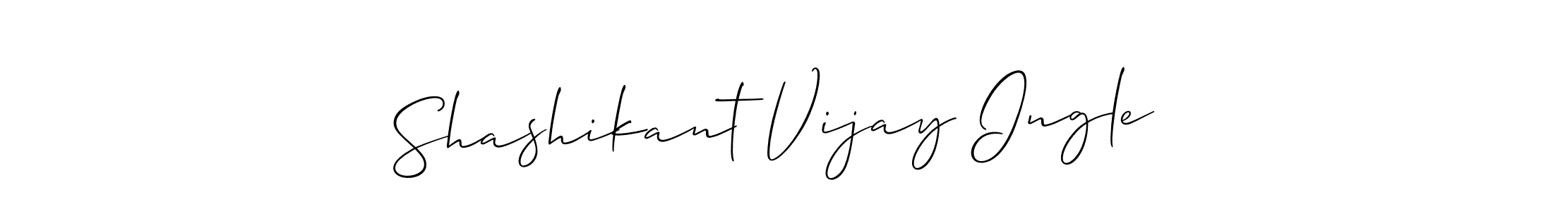 Create a beautiful signature design for name Shashikant Vijay Ingle. With this signature (Allison_Script) fonts, you can make a handwritten signature for free. Shashikant Vijay Ingle signature style 2 images and pictures png