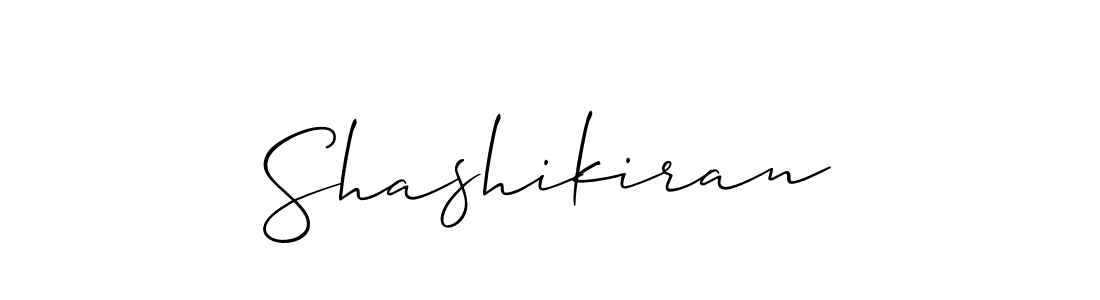 The best way (Allison_Script) to make a short signature is to pick only two or three words in your name. The name Shashikiran include a total of six letters. For converting this name. Shashikiran signature style 2 images and pictures png