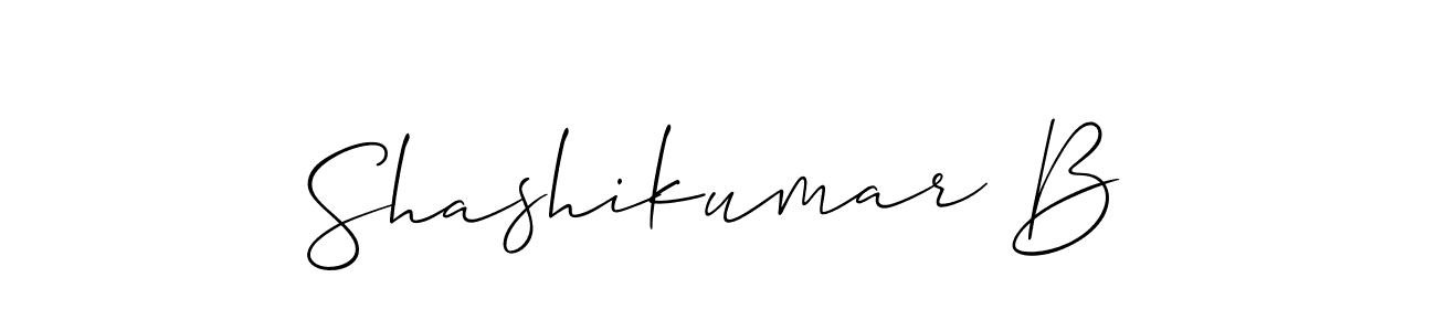 Once you've used our free online signature maker to create your best signature Allison_Script style, it's time to enjoy all of the benefits that Shashikumar B name signing documents. Shashikumar B signature style 2 images and pictures png