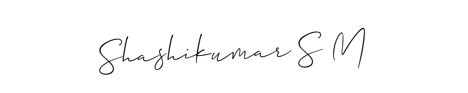 Make a beautiful signature design for name Shashikumar S M. Use this online signature maker to create a handwritten signature for free. Shashikumar S M signature style 2 images and pictures png