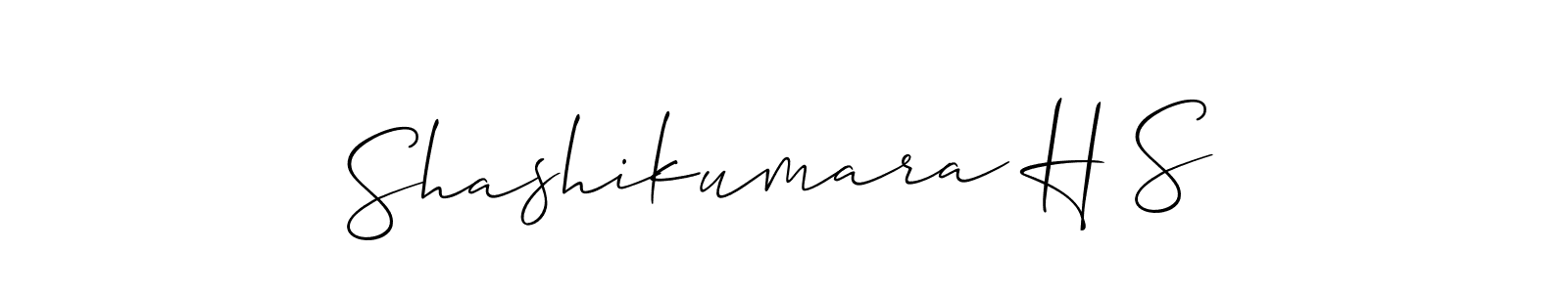 Best and Professional Signature Style for Shashikumara H S. Allison_Script Best Signature Style Collection. Shashikumara H S signature style 2 images and pictures png