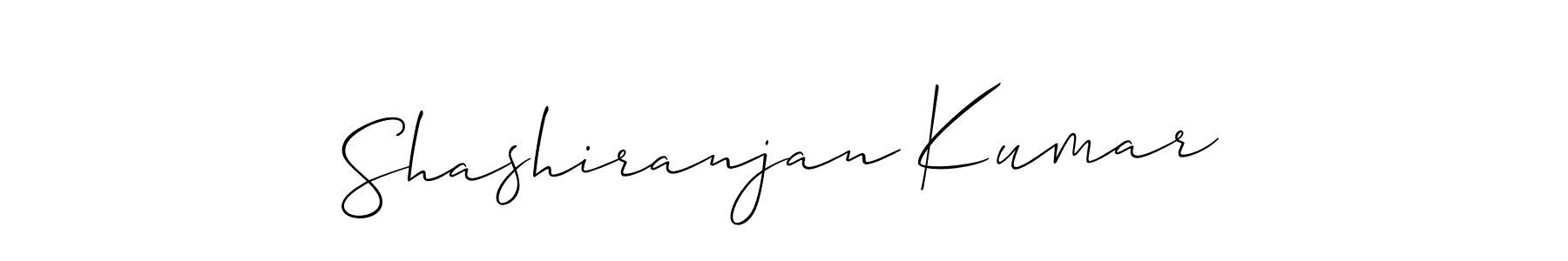 Also You can easily find your signature by using the search form. We will create Shashiranjan Kumar name handwritten signature images for you free of cost using Allison_Script sign style. Shashiranjan Kumar signature style 2 images and pictures png