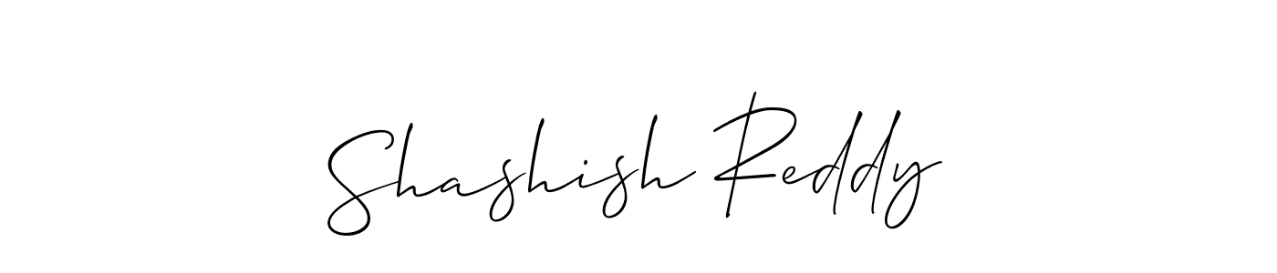 It looks lik you need a new signature style for name Shashish Reddy. Design unique handwritten (Allison_Script) signature with our free signature maker in just a few clicks. Shashish Reddy signature style 2 images and pictures png