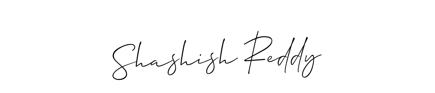 It looks lik you need a new signature style for name Shashish Reddy. Design unique handwritten (Allison_Script) signature with our free signature maker in just a few clicks. Shashish Reddy signature style 2 images and pictures png