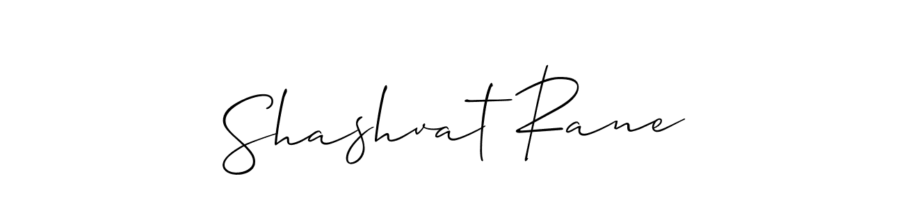 You should practise on your own different ways (Allison_Script) to write your name (Shashvat Rane) in signature. don't let someone else do it for you. Shashvat Rane signature style 2 images and pictures png