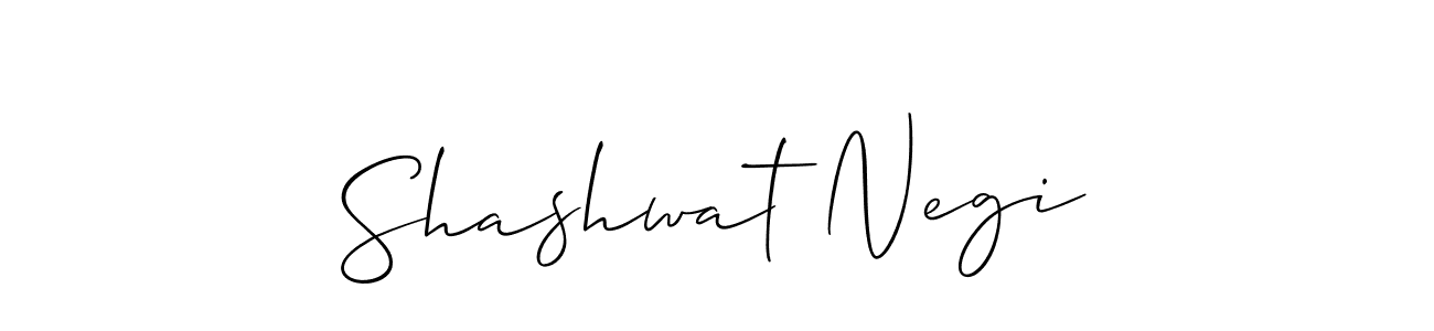 Shashwat Negi stylish signature style. Best Handwritten Sign (Allison_Script) for my name. Handwritten Signature Collection Ideas for my name Shashwat Negi. Shashwat Negi signature style 2 images and pictures png