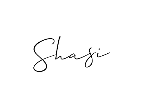 Allison_Script is a professional signature style that is perfect for those who want to add a touch of class to their signature. It is also a great choice for those who want to make their signature more unique. Get Shasi name to fancy signature for free. Shasi signature style 2 images and pictures png