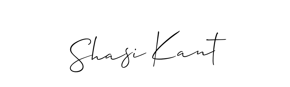 You should practise on your own different ways (Allison_Script) to write your name (Shasi Kant) in signature. don't let someone else do it for you. Shasi Kant signature style 2 images and pictures png