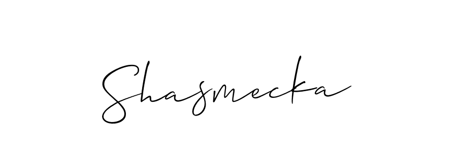 Best and Professional Signature Style for Shasmecka. Allison_Script Best Signature Style Collection. Shasmecka signature style 2 images and pictures png