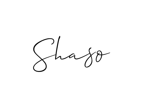 Create a beautiful signature design for name Shaso. With this signature (Allison_Script) fonts, you can make a handwritten signature for free. Shaso signature style 2 images and pictures png