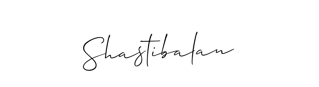 Allison_Script is a professional signature style that is perfect for those who want to add a touch of class to their signature. It is also a great choice for those who want to make their signature more unique. Get Shastibalan name to fancy signature for free. Shastibalan signature style 2 images and pictures png