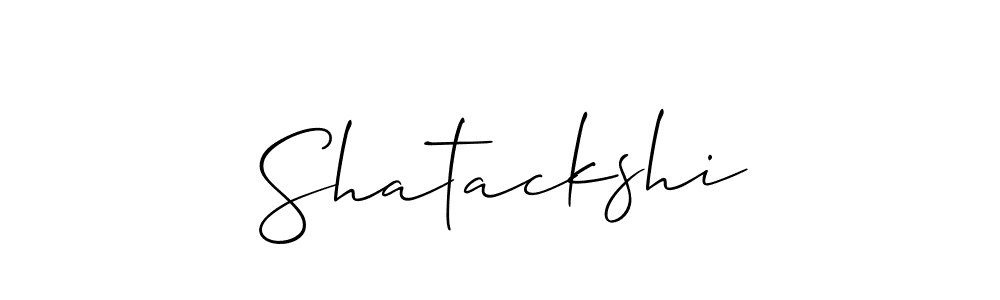 It looks lik you need a new signature style for name Shatackshi. Design unique handwritten (Allison_Script) signature with our free signature maker in just a few clicks. Shatackshi signature style 2 images and pictures png